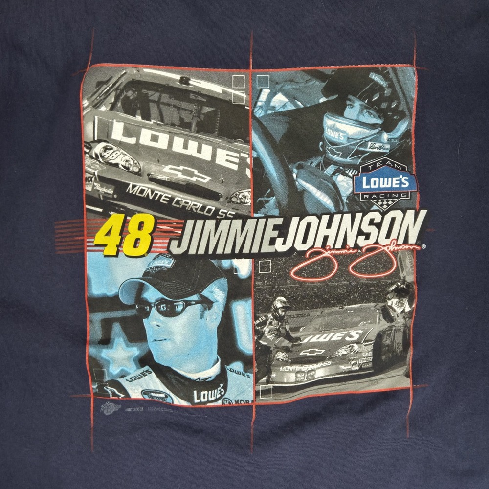 Vtg Winners Circle Nascar Nextel Cup Jimmie Johnson 48 Mebs XL Lowe's Racing